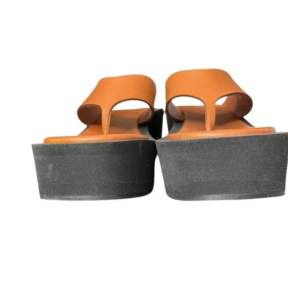 Frame Le Ocean Platform Leather Sandals $298 - Picture 4 of 11